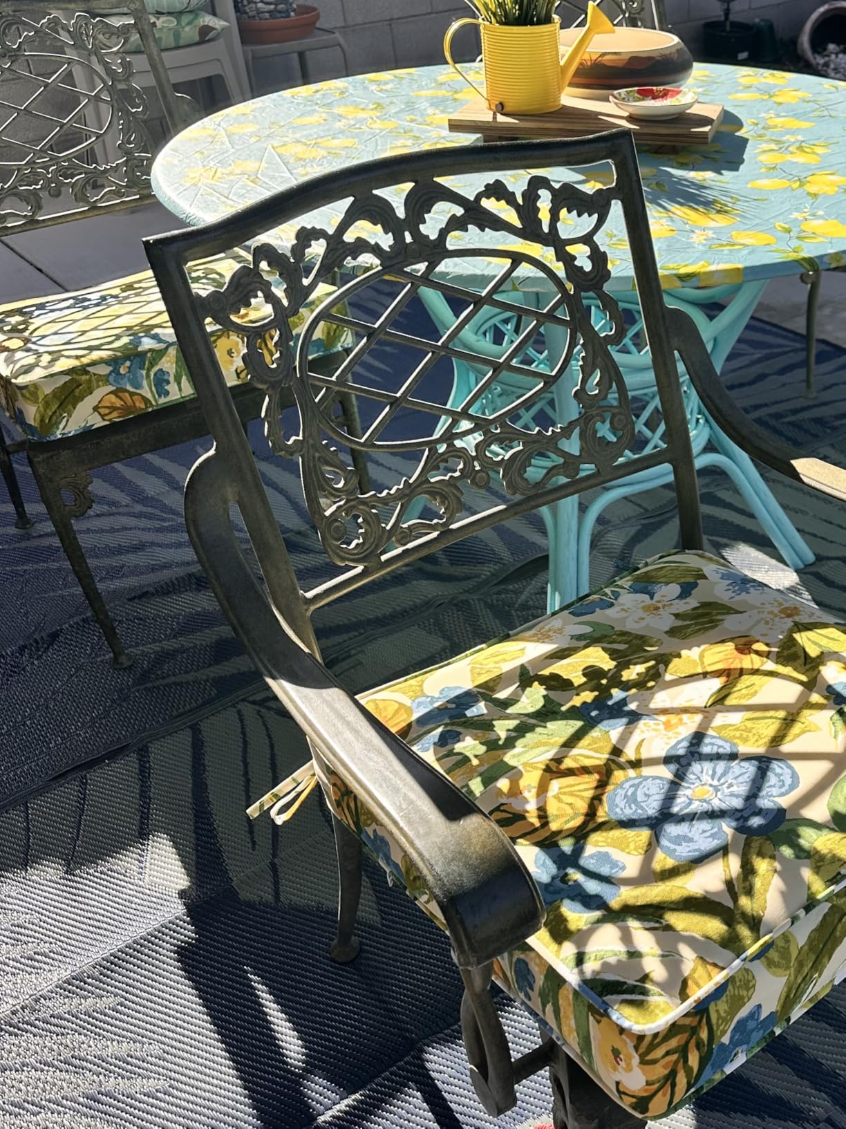 Sunbrella Square Corner Seat Cushions, 19