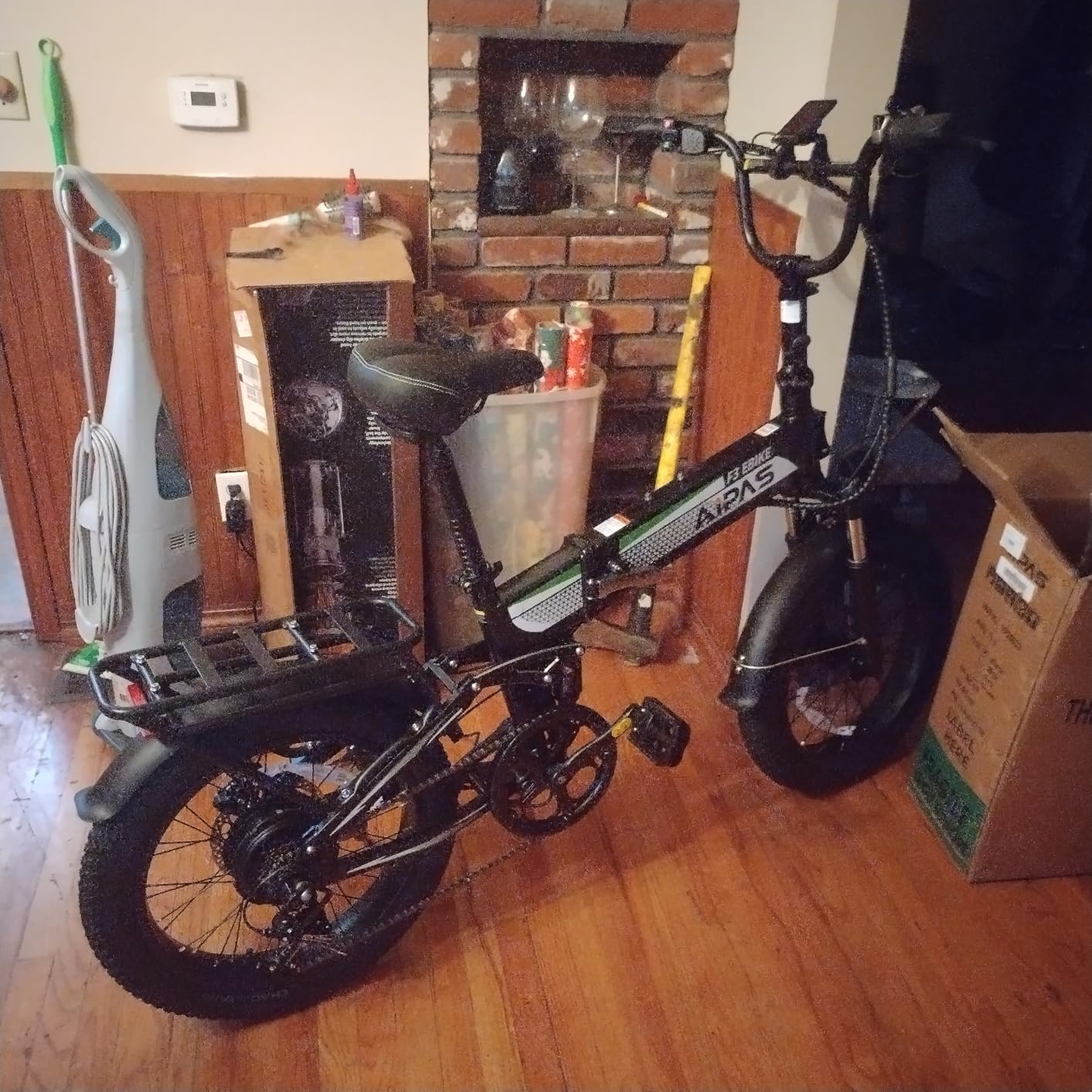 Aipas F3 Max Folding Electric Bike for Adults, Full Suspension 20 inch Fat Tire, 1800W Peak Motor, 85-Mile Range, 864Wh Battery, Hydraulic Disc Brakes for Urban Commuting and Weekend Adventure, Class 3/2/1 customer photo 2
