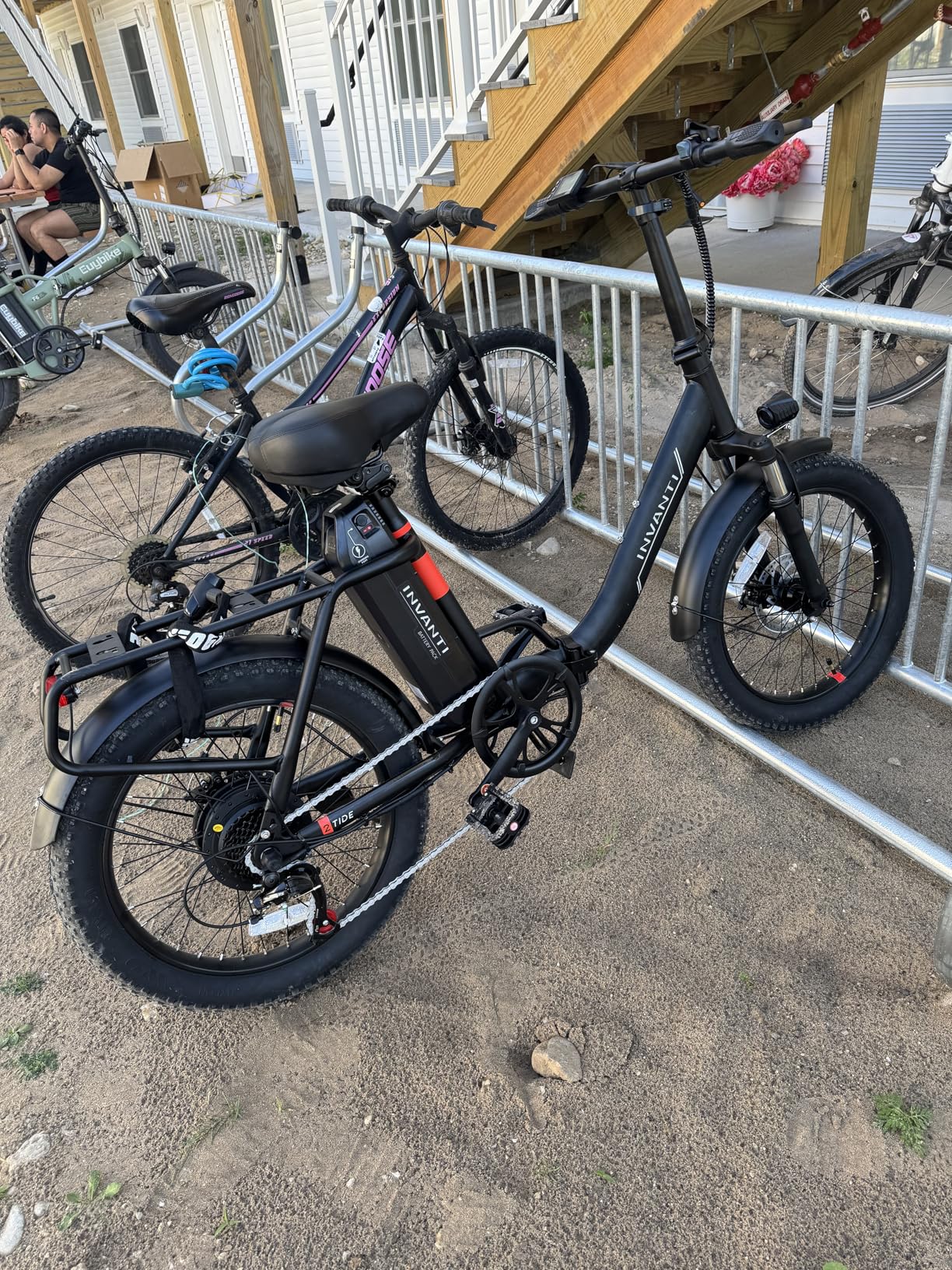 INVANTI EB16 Electric Bike for Adults, Electric Dirt Bike 1500W Peak Motor, 70 Miles 28MPH E-Bike with 48V 15.6AH Removable Battery, 20 inch All-Terrain Fat Tire EBike with 7 Speeds Full Suspension customer photo 1