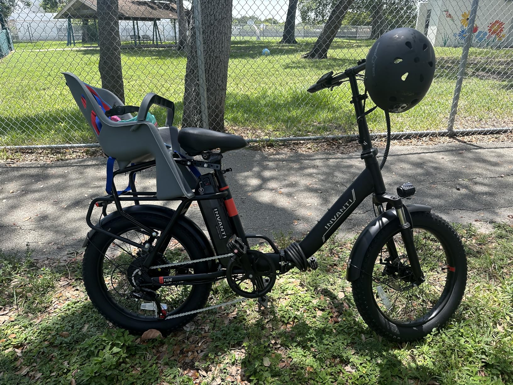 INVANTI EB16 Electric Bike for Adults, Electric Dirt Bike 1500W Peak Motor, 70 Miles 28MPH E-Bike with 48V 15.6AH Removable Battery, 20 inch All-Terrain Fat Tire EBike with 7 Speeds Full Suspension customer photo 2