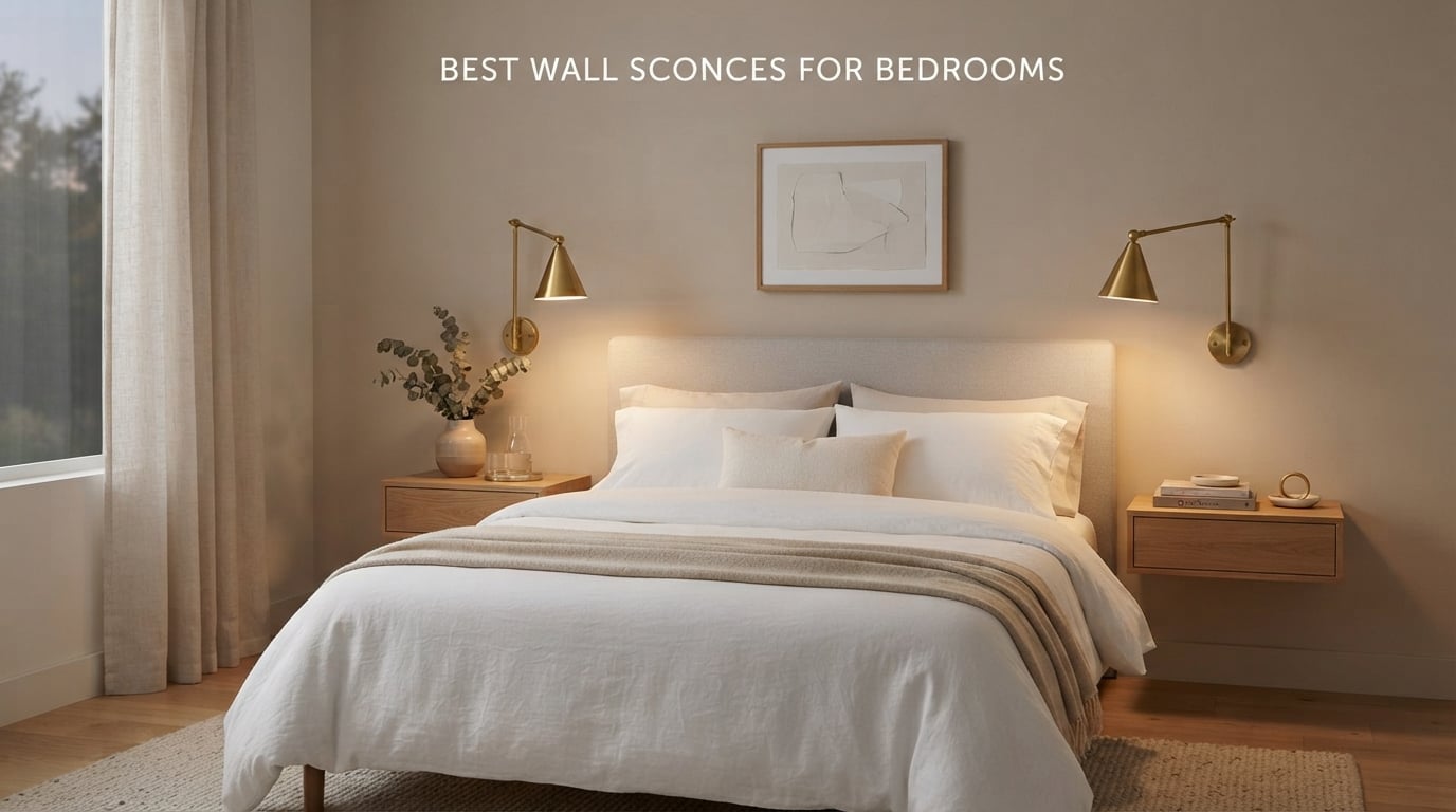 best wall sconces for bedrooms