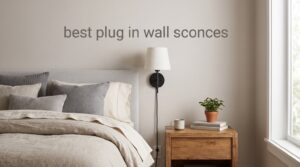 best plug in wall sconces