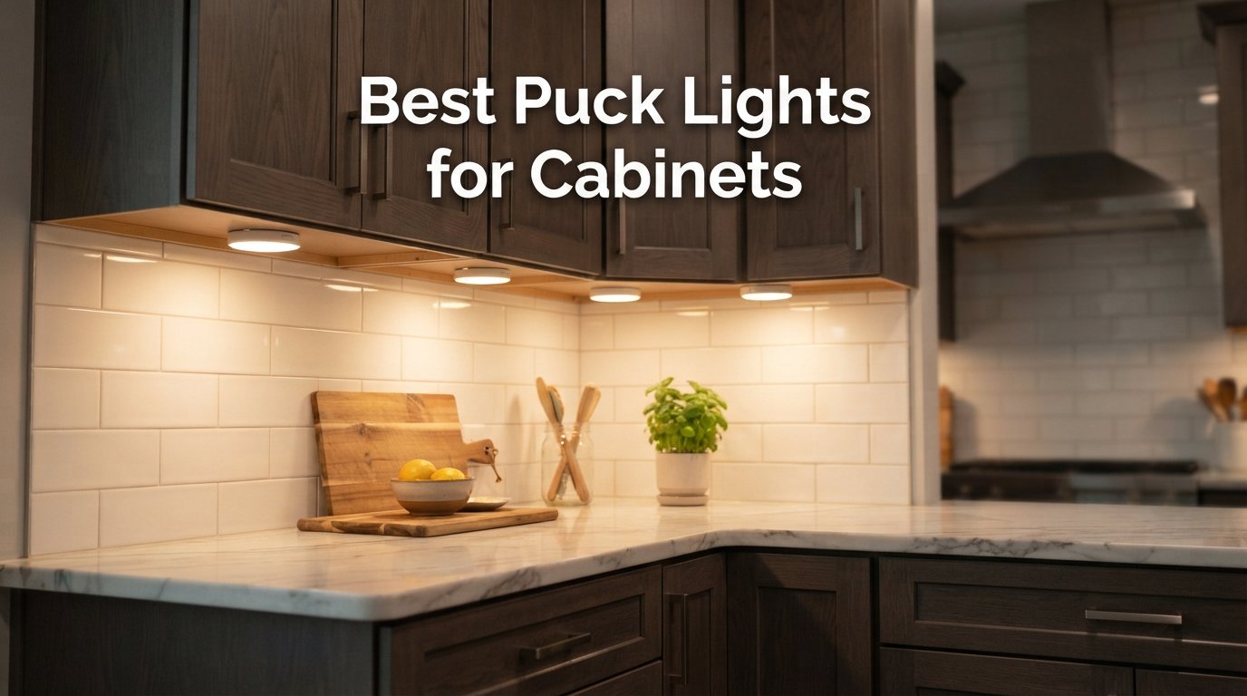 best puck lights for cabinets