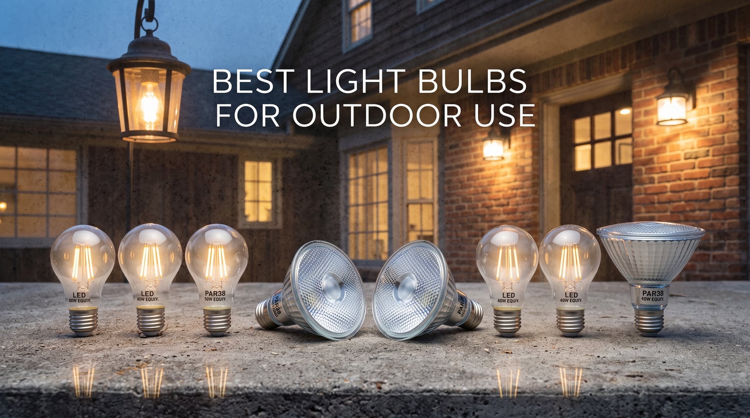 best light bulbs for outdoor use