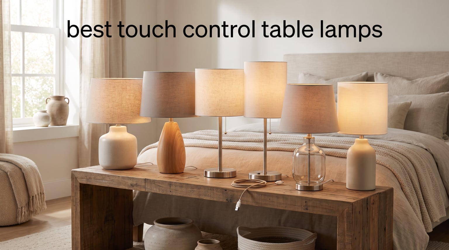 best touch control table lamps