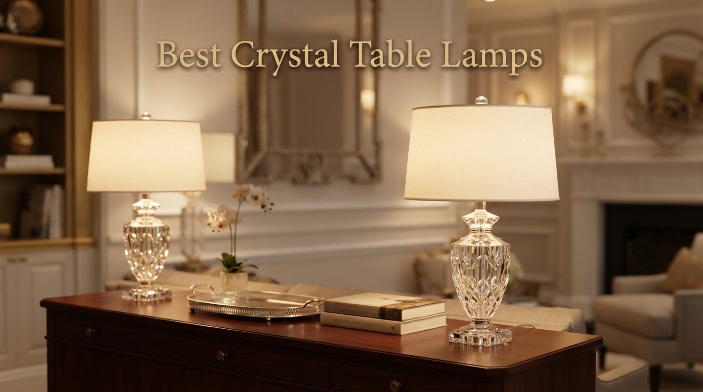 best crystal table lamps