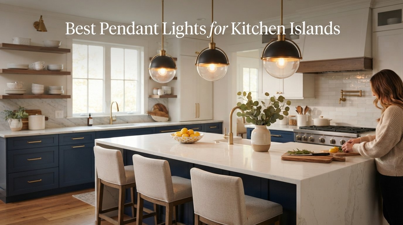 best pendant lights for kitchen islands