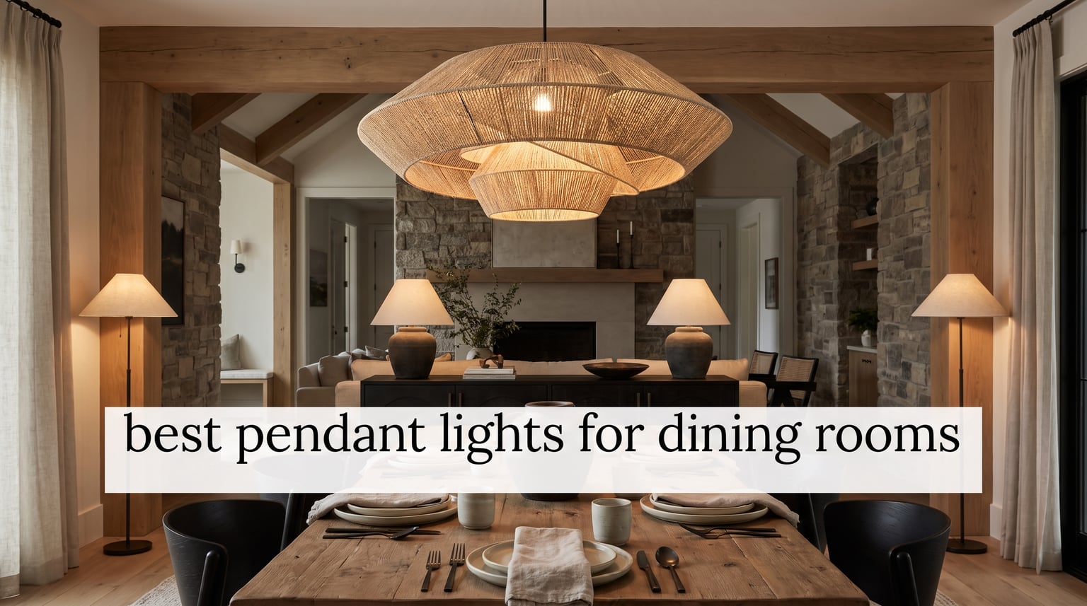 best pendant lights for dining rooms