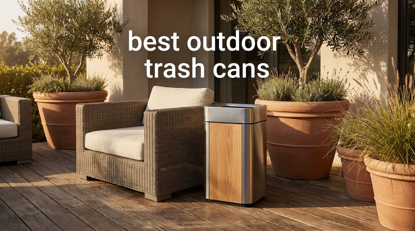 best outdoor trash cans