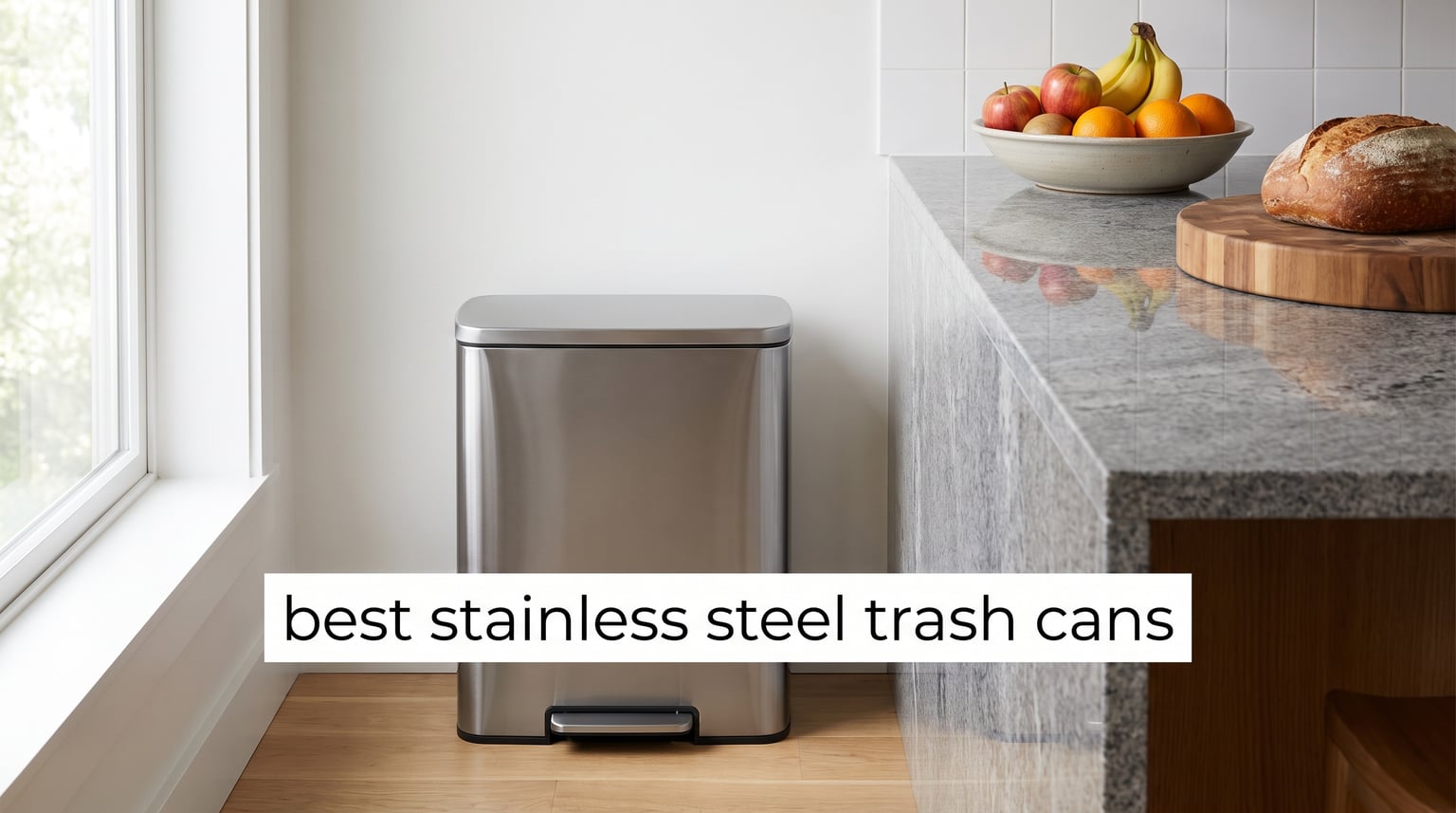 best stainless steel trash cans