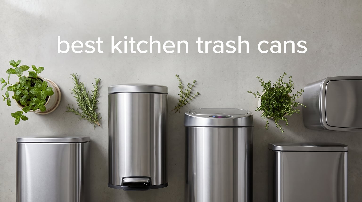 best kitchen trash cans