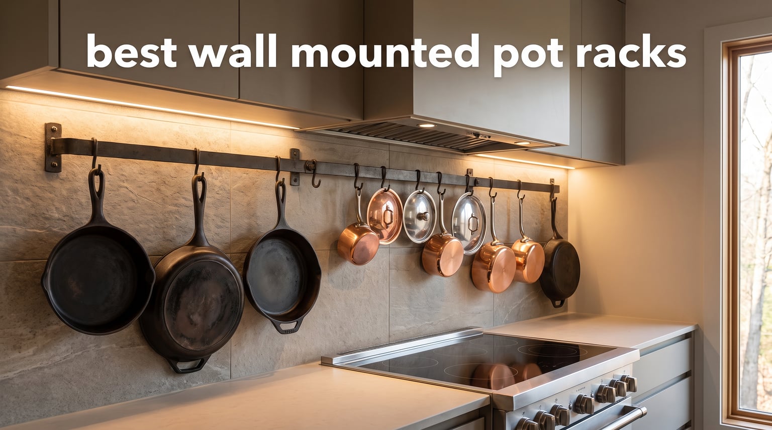 best wall mounted pot racks