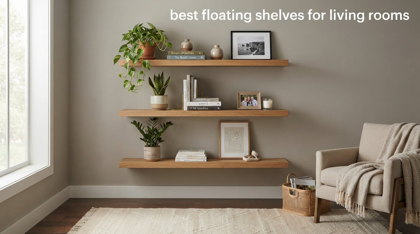 best floating shelves for living rooms