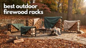 best outdoor firewood racks