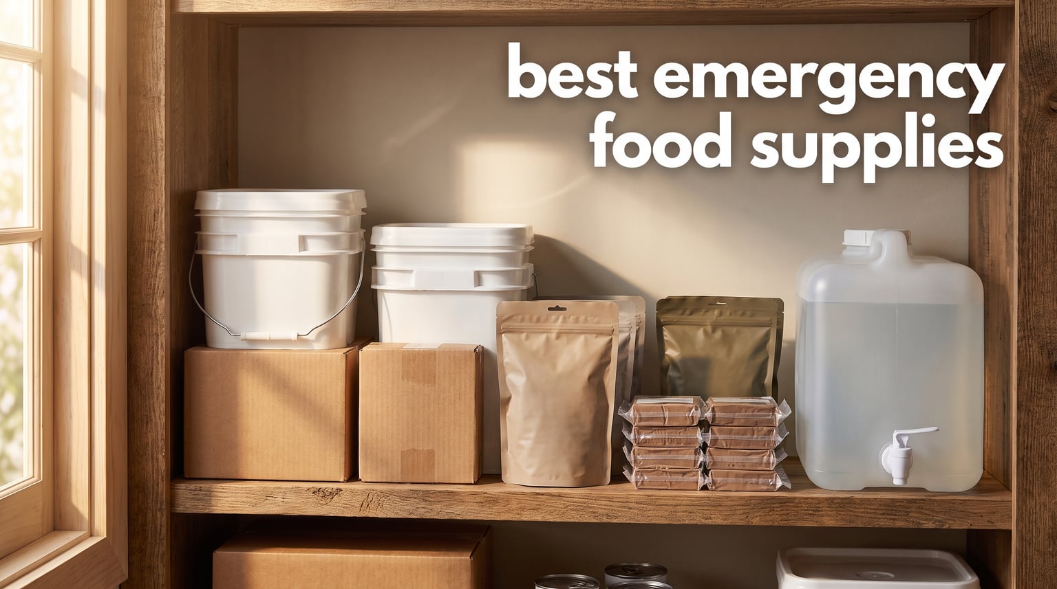 best emergency food supplies