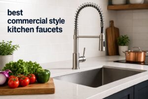 best commercial style kitchen faucets