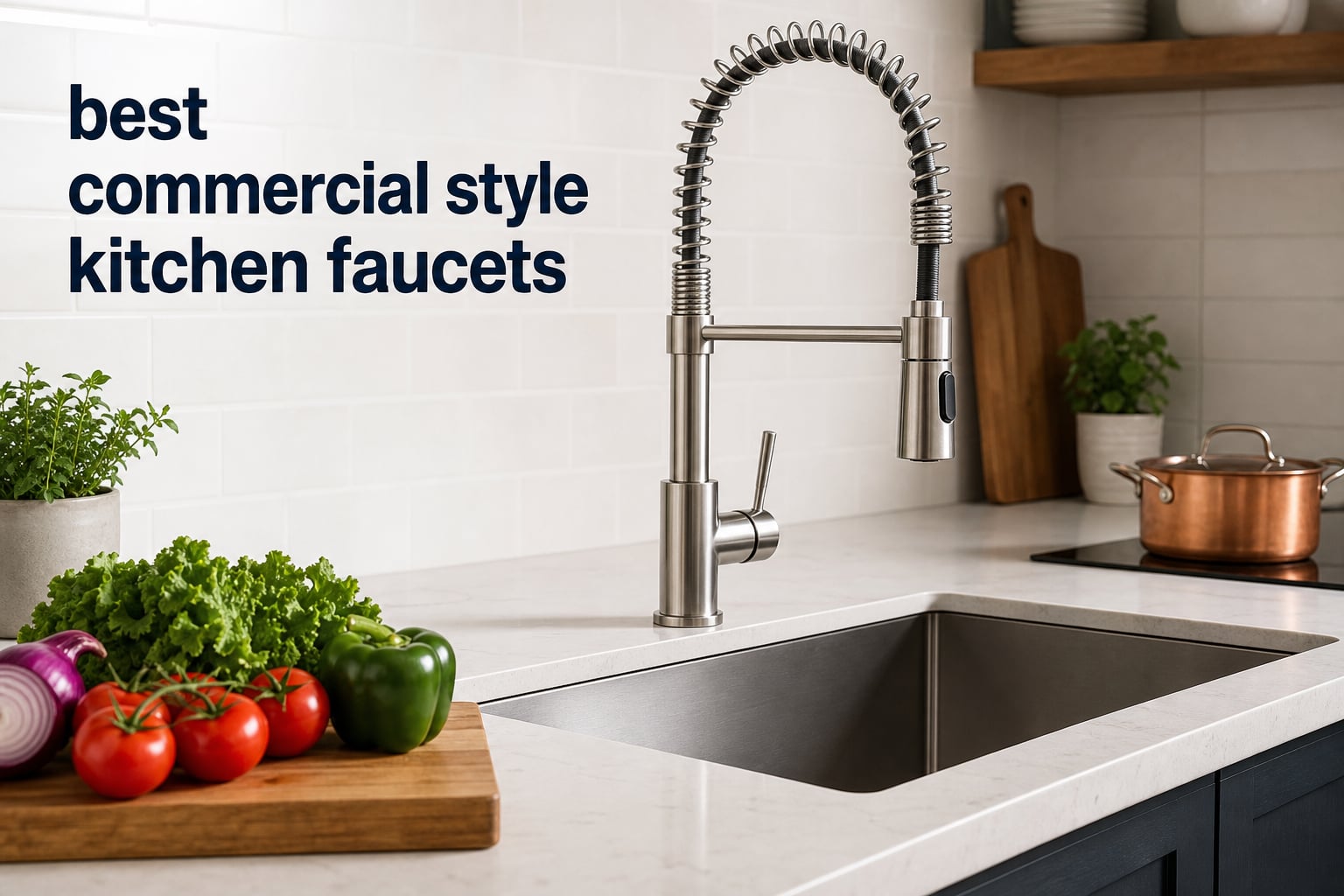best commercial style kitchen faucets