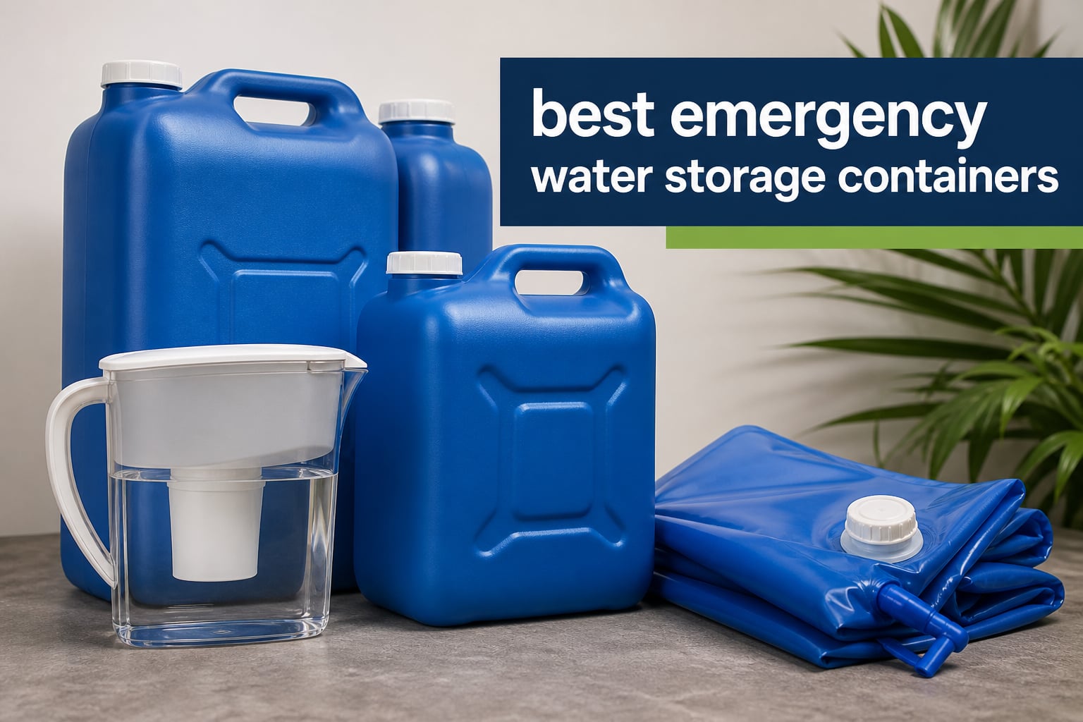 best emergency water storage containers