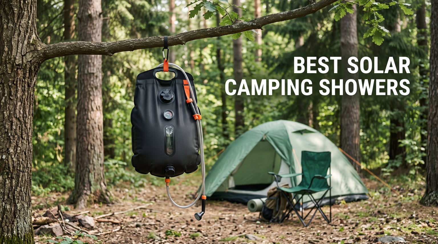 best solar camping showers
