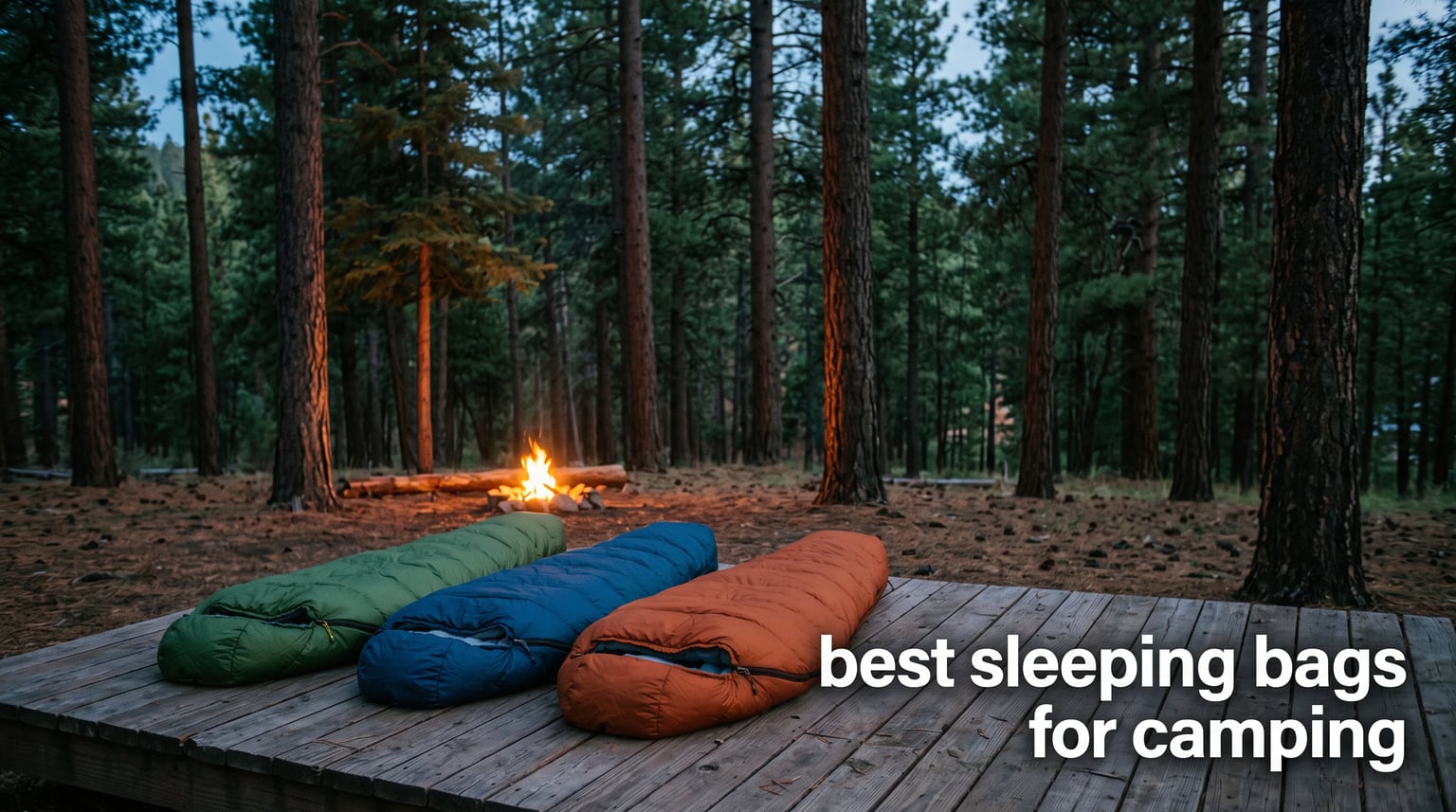 best sleeping bags for camping