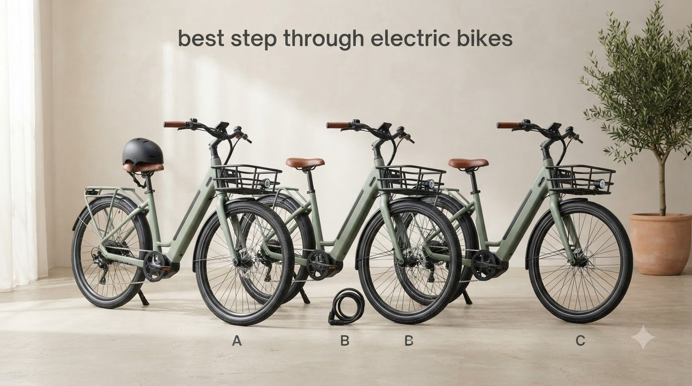 best step through electric bikes