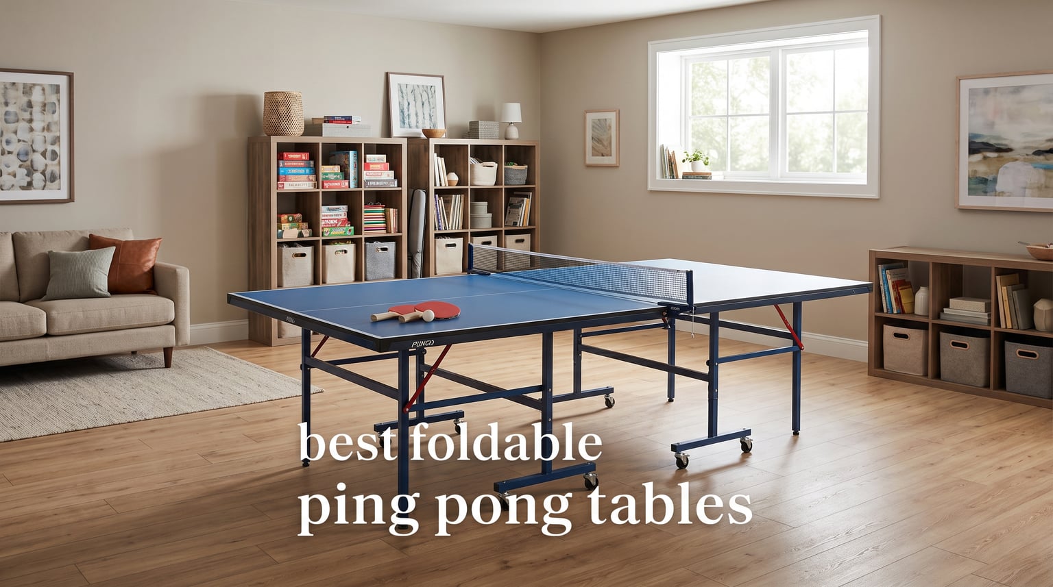 best foldable ping pong tables