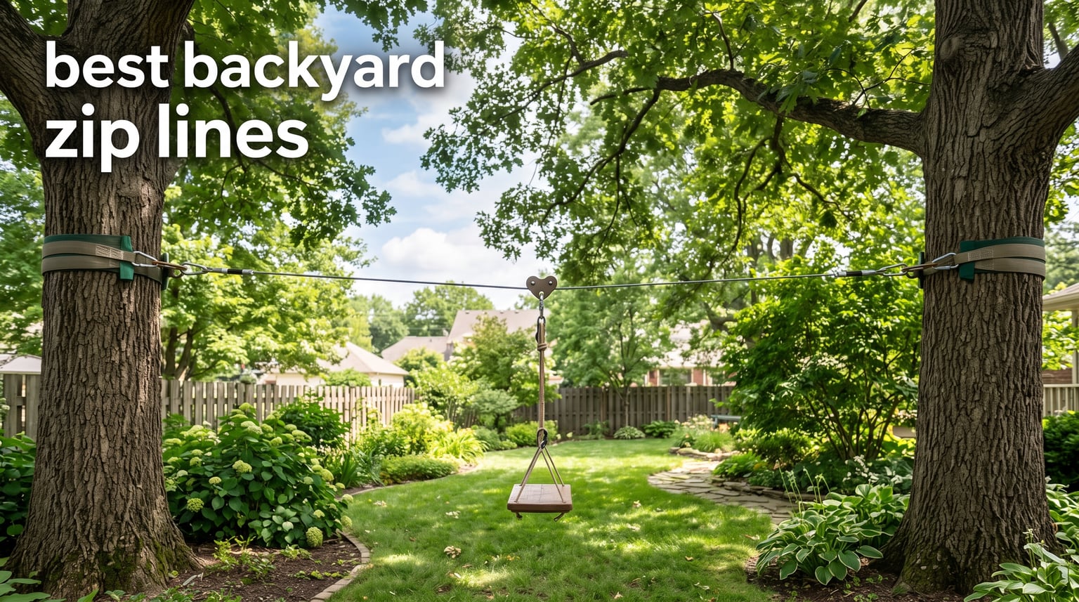 best backyard zip lines