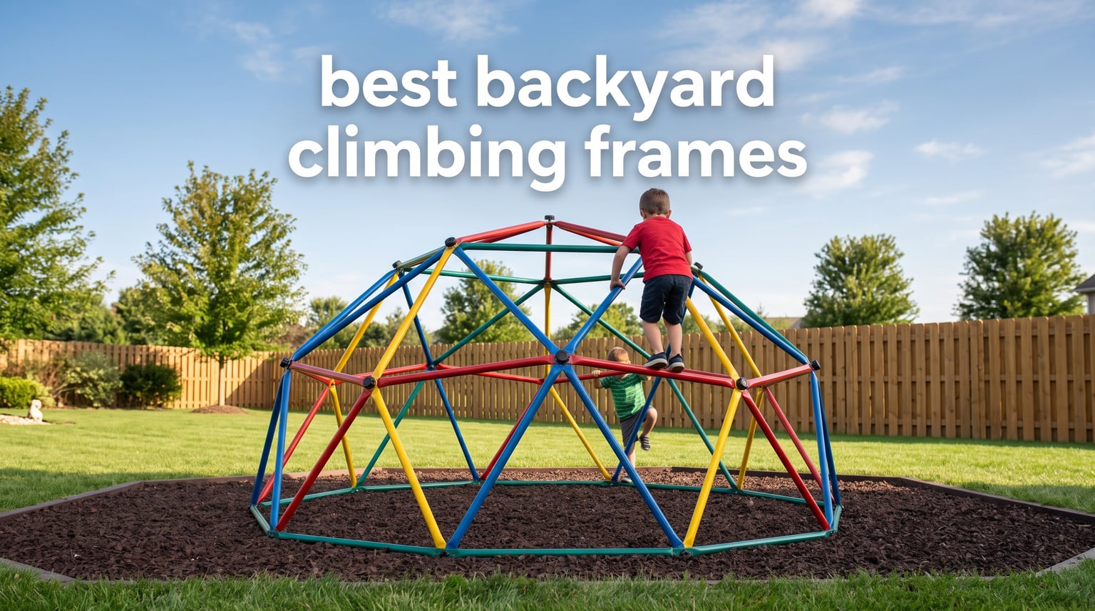 best backyard climbing frames