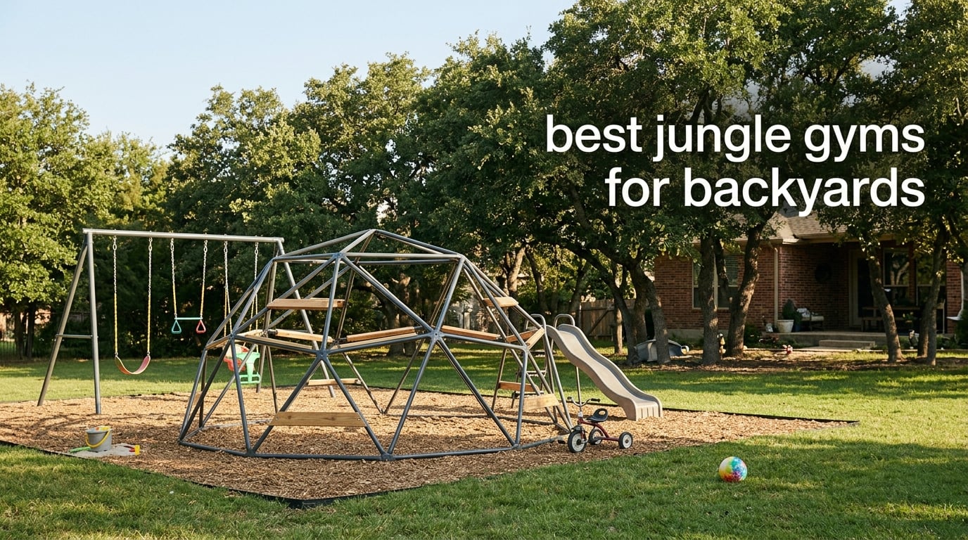 best jungle gyms for backyards