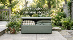 best outdoor cushion storage