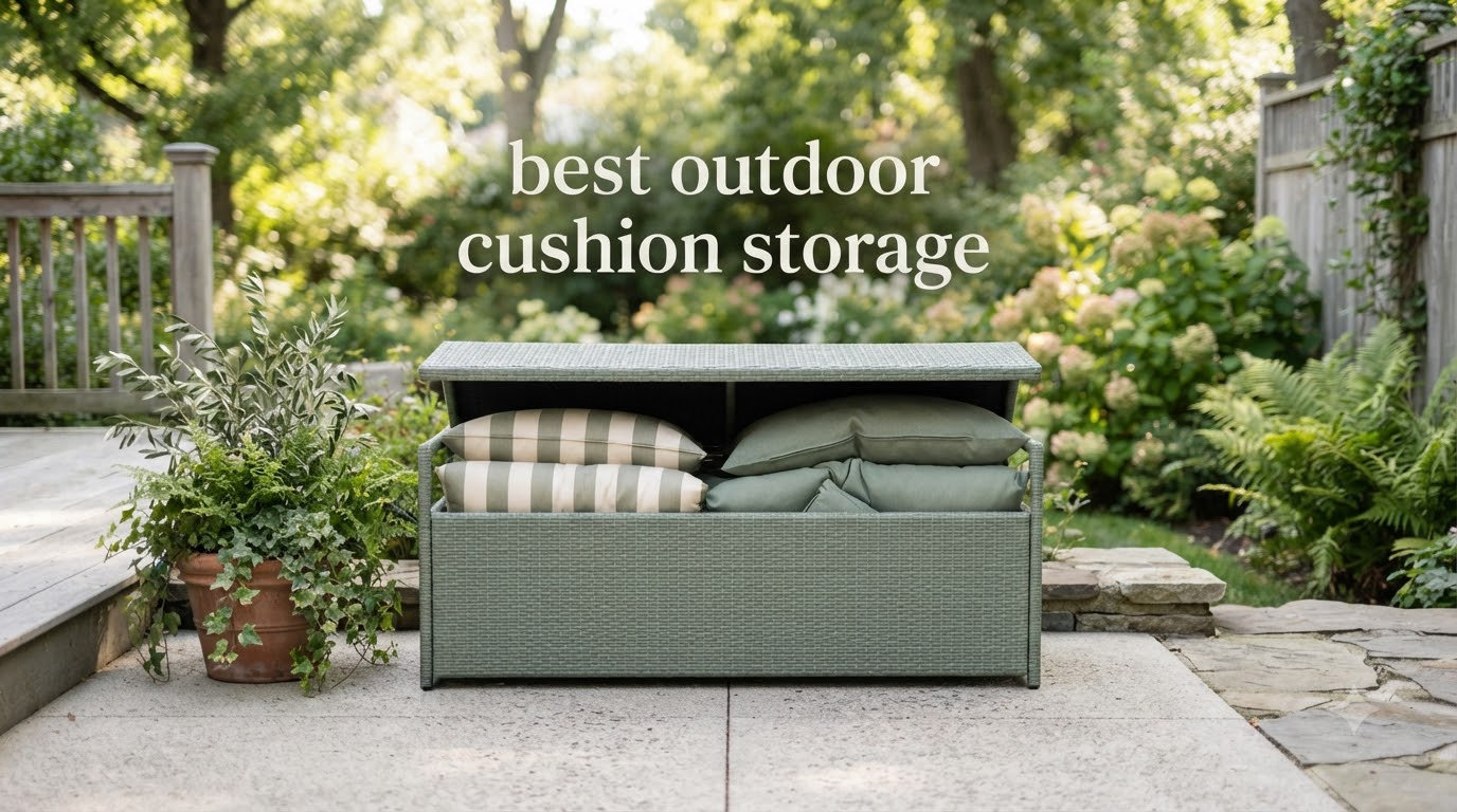 best outdoor cushion storage