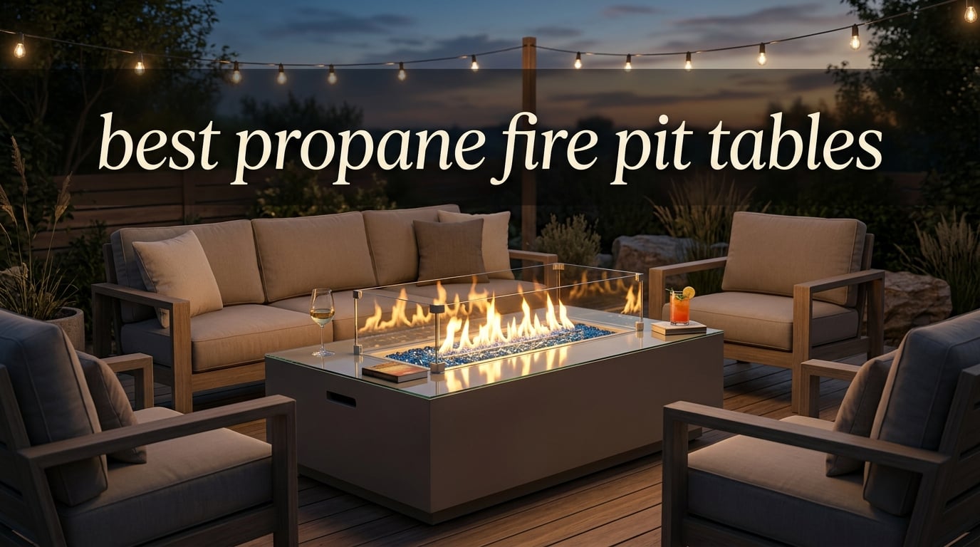 best propane fire pit tables