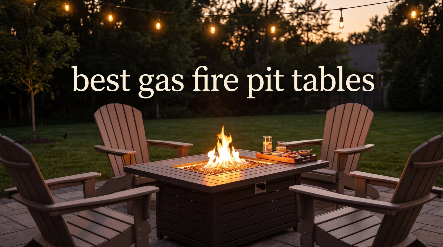 best gas fire pit tables