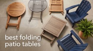 best folding patio tables