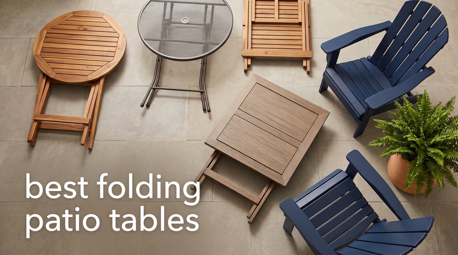 best folding patio tables