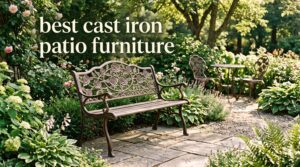 best cast iron patio furniture