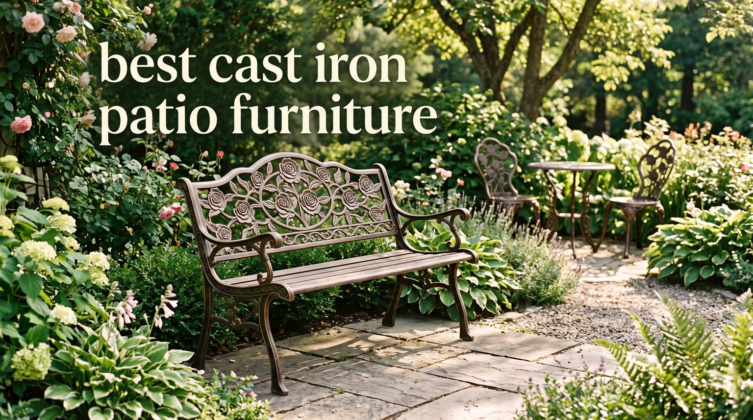 best cast iron patio furniture