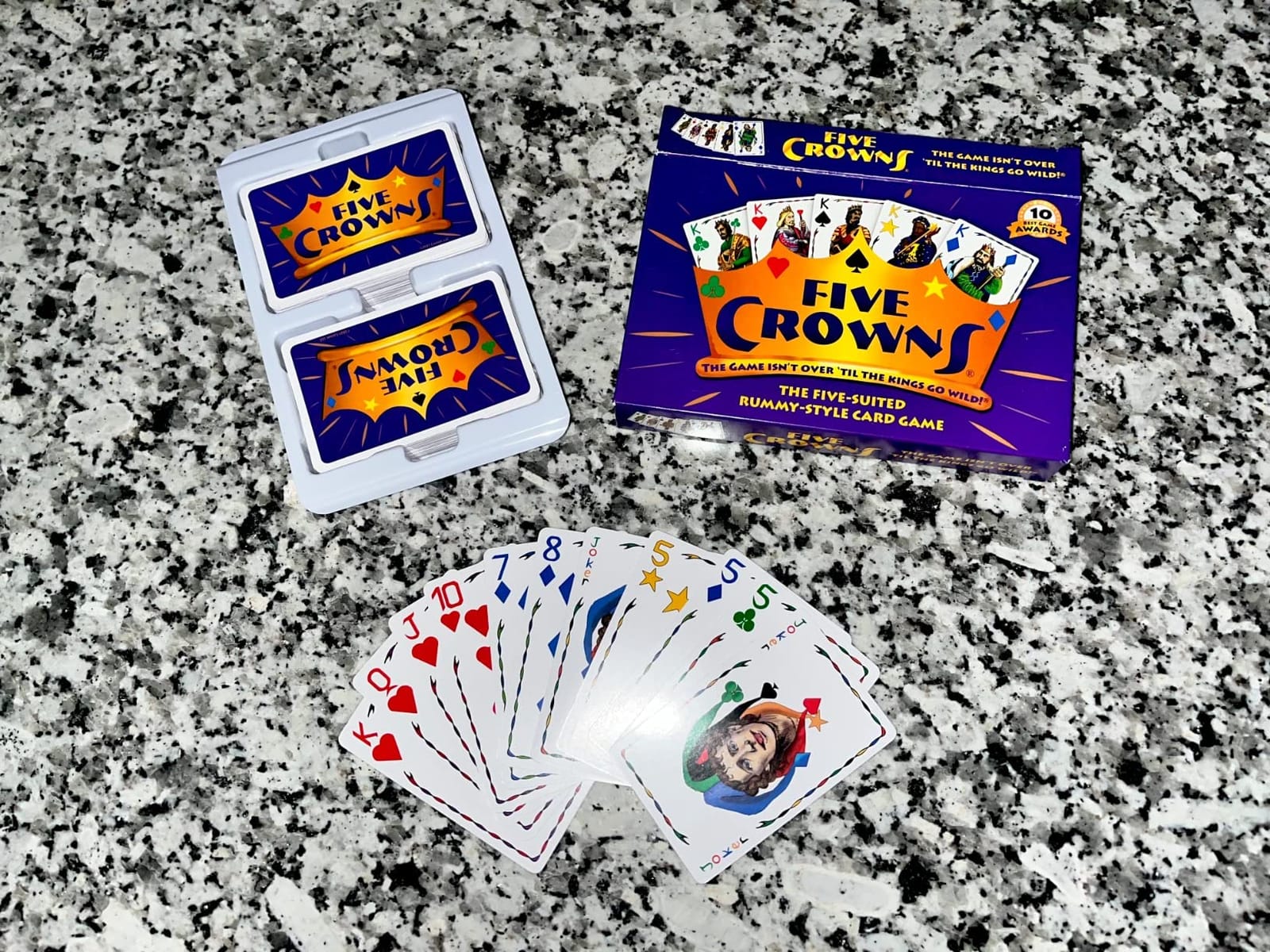 Five Crowns Rummy Style Card Game for Kids and Adults, Family Game Night | Family Game Night, Travel Games, Screen-Free, Holiday Game, Playing Cards, Award-Winning customer photo 2