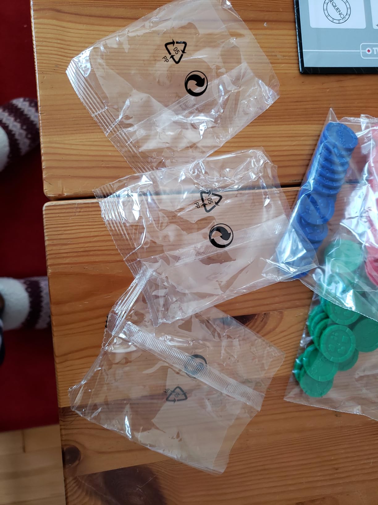 SEQUENCE- Original SEQUENCE Game with Folding Board, Cards and Chips by Jax ( Packaging may Vary ) White, 10.3