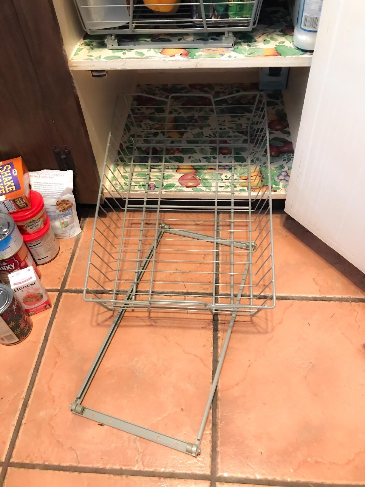 ClosetMaid Pull Out Cabinet Organizer, Heavy Duty, Slide Out Pantry Shelves Drawers, 5.25