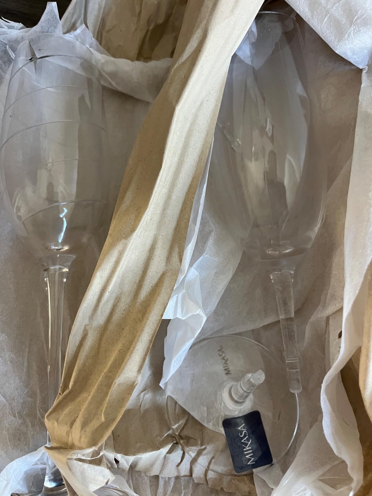Mikasa Crystal Cheers Champagne Flutes, Set of 4, 8 fluid ounces customer photo 2