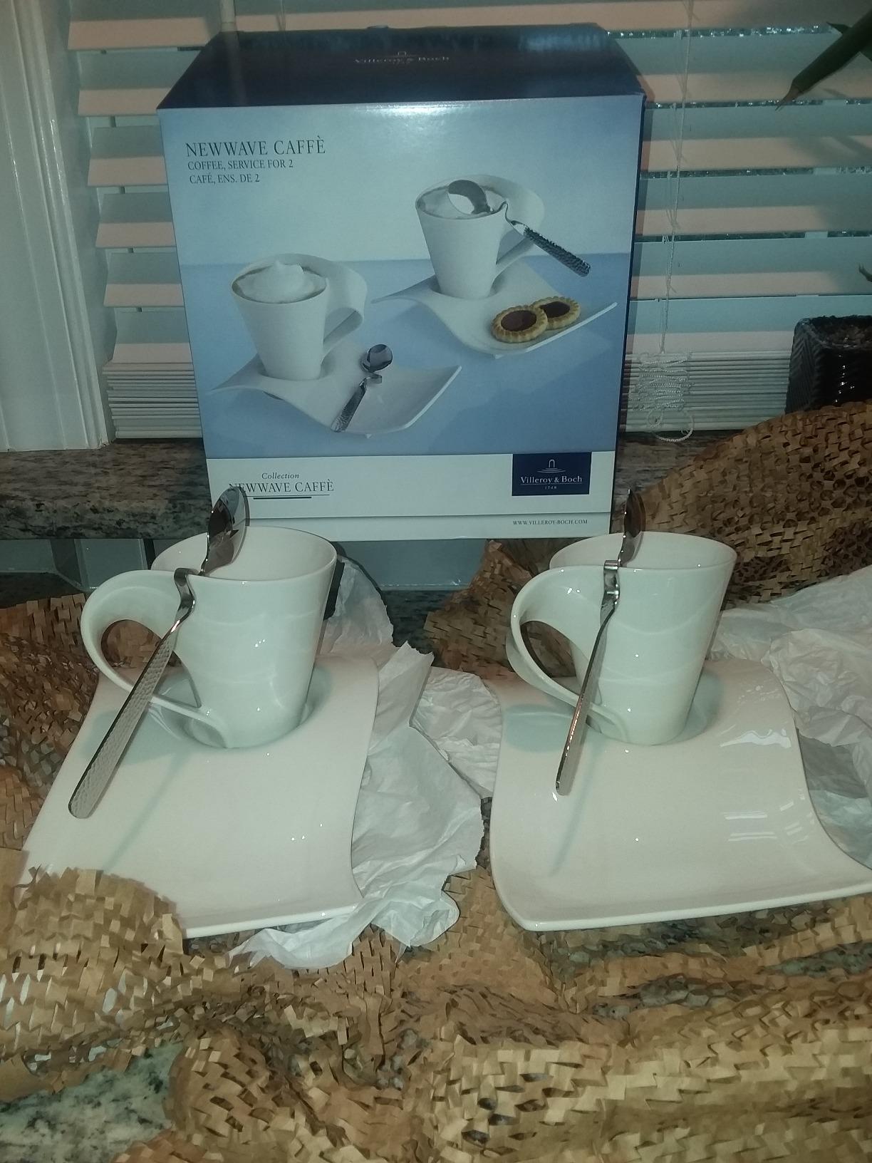 Villeroy & Boch NewWave Caffe Mugs, Set of 2, Premium Porcelain, Made in Germany, 11 ozs customer photo 2