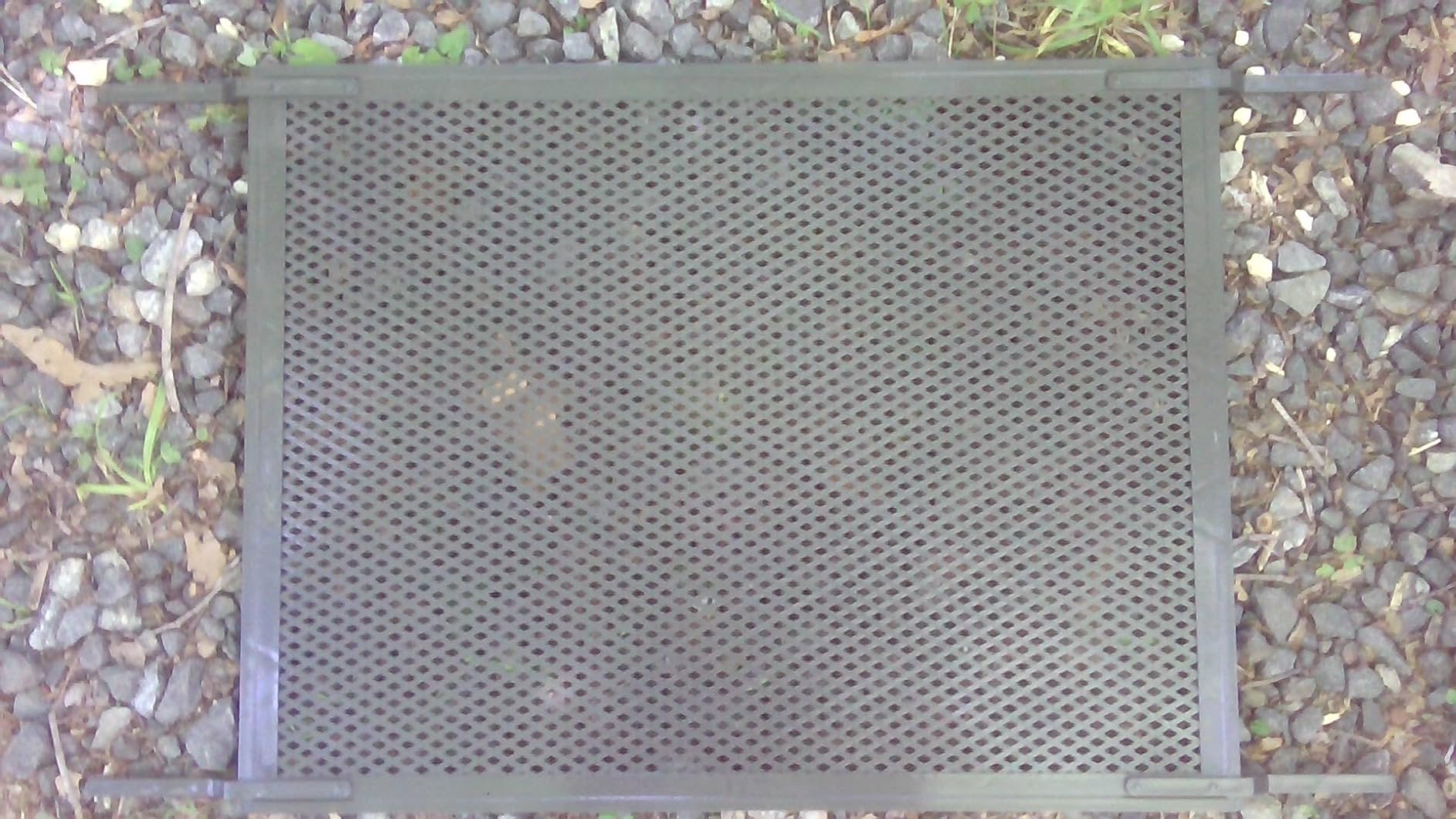 Prime-Line PL 15516 32 in. Screen Door Grille, Plastic, Bronze (Single Pack) customer photo 2