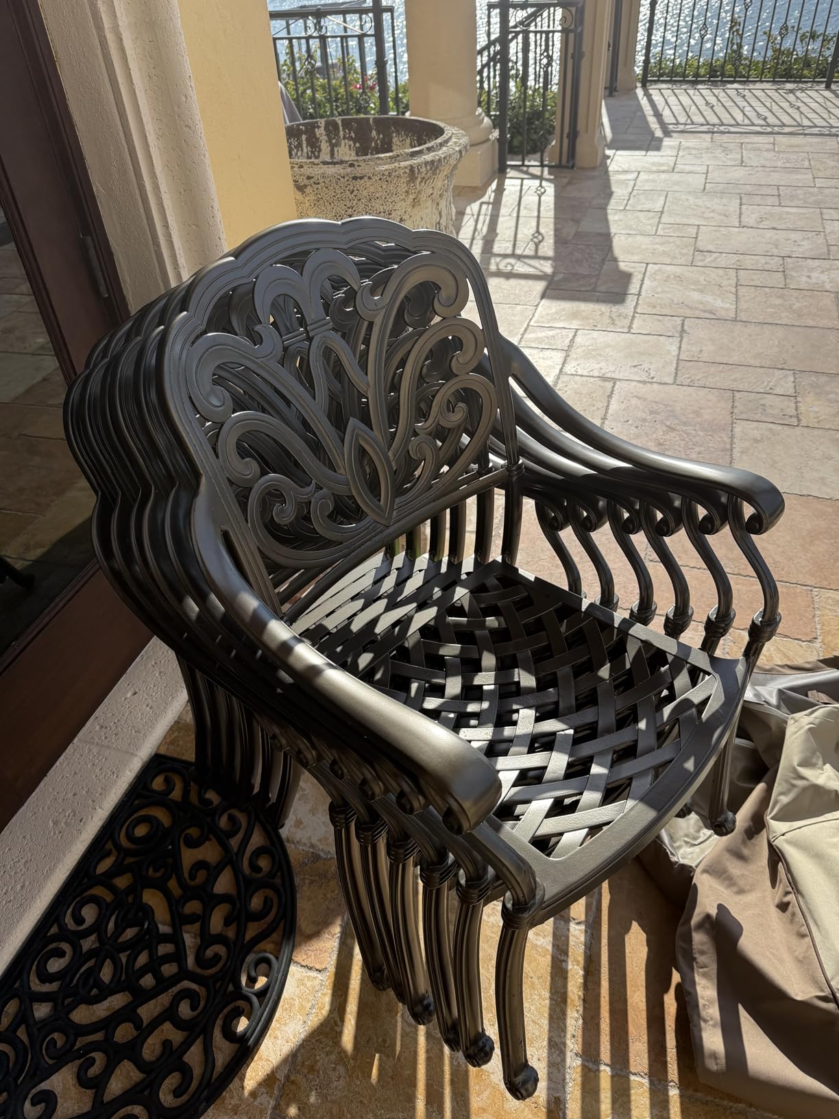 Classic Accessories Veranda Water-Resistant 25.5 Inch Stackable Patio Chair Cover customer photo 2