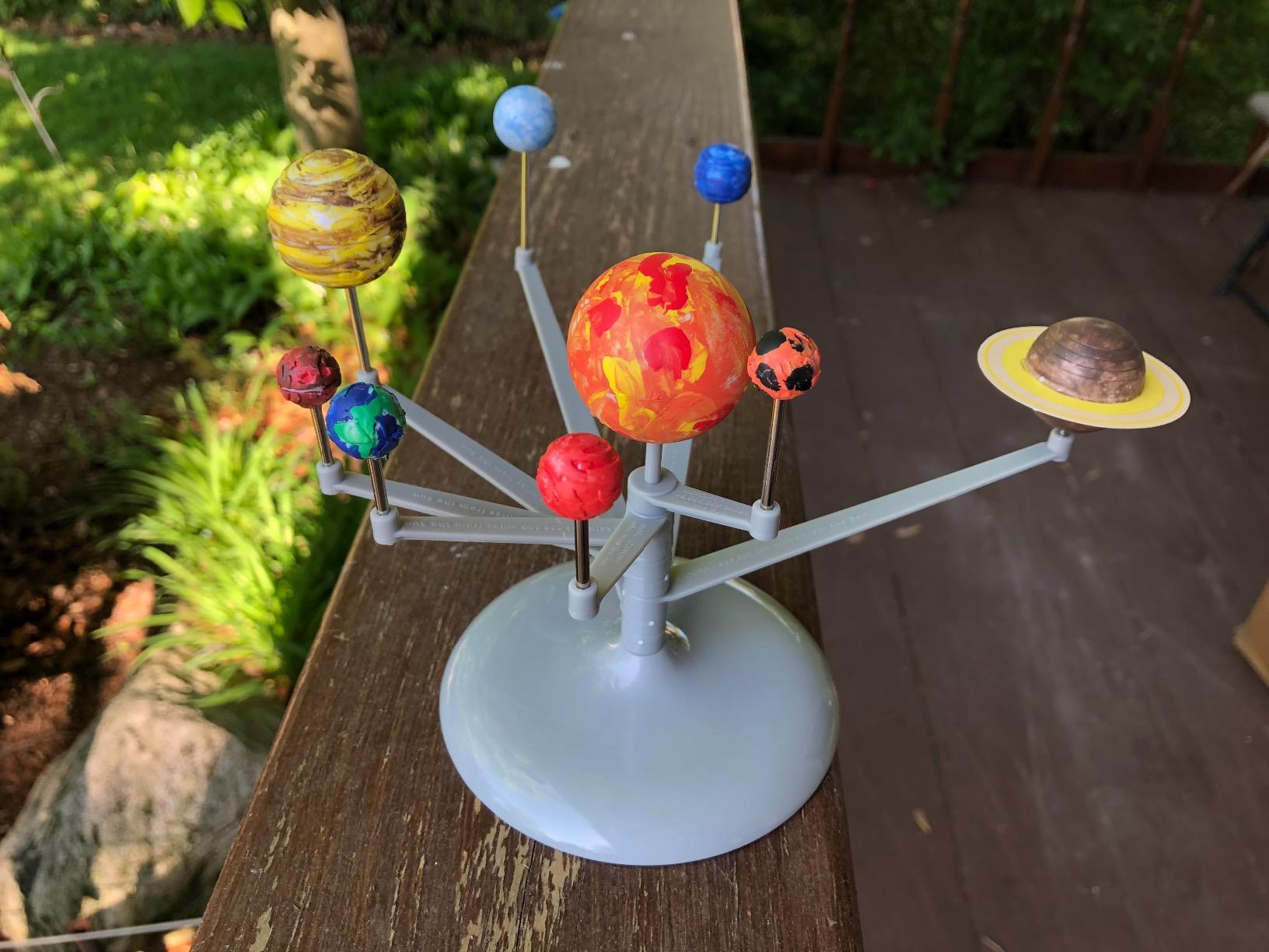 4M Solar System Planetarium - DIY Glow In The Dark Astronomy Planet Model Stem Toys Gift for Kids & Teens, Girls & Boys, Model:3427 customer photo 1