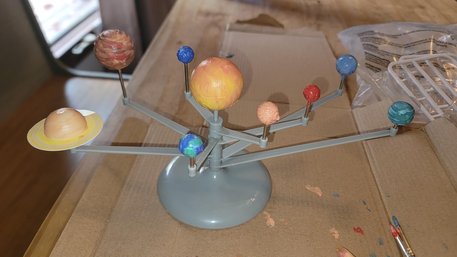 4M Solar System Planetarium - DIY Glow In The Dark Astronomy Planet Model Stem Toys Gift for Kids & Teens, Girls & Boys, Model:3427 customer photo 2