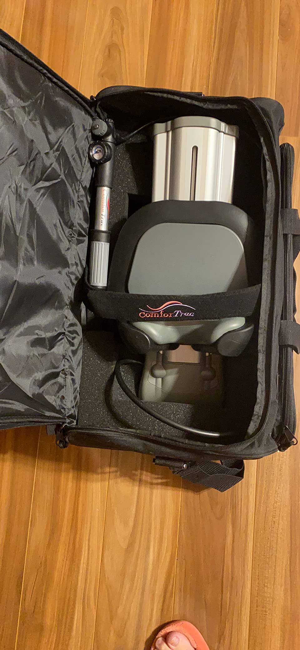 ComforTrac-Deluxe Home Cervical Traction Kit 2.0, Neck Therapy, Discomfort Relief, Relieve Cervicalgia, Degeneration of Disc, Spondylosis, and More, Carrying Case Included customer photo 1