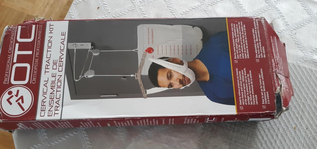 OTC Cervical Traction Kit, Neck Pain Relief, Vertebrae Disk Herniation, Complete Over Door Setup customer photo 2