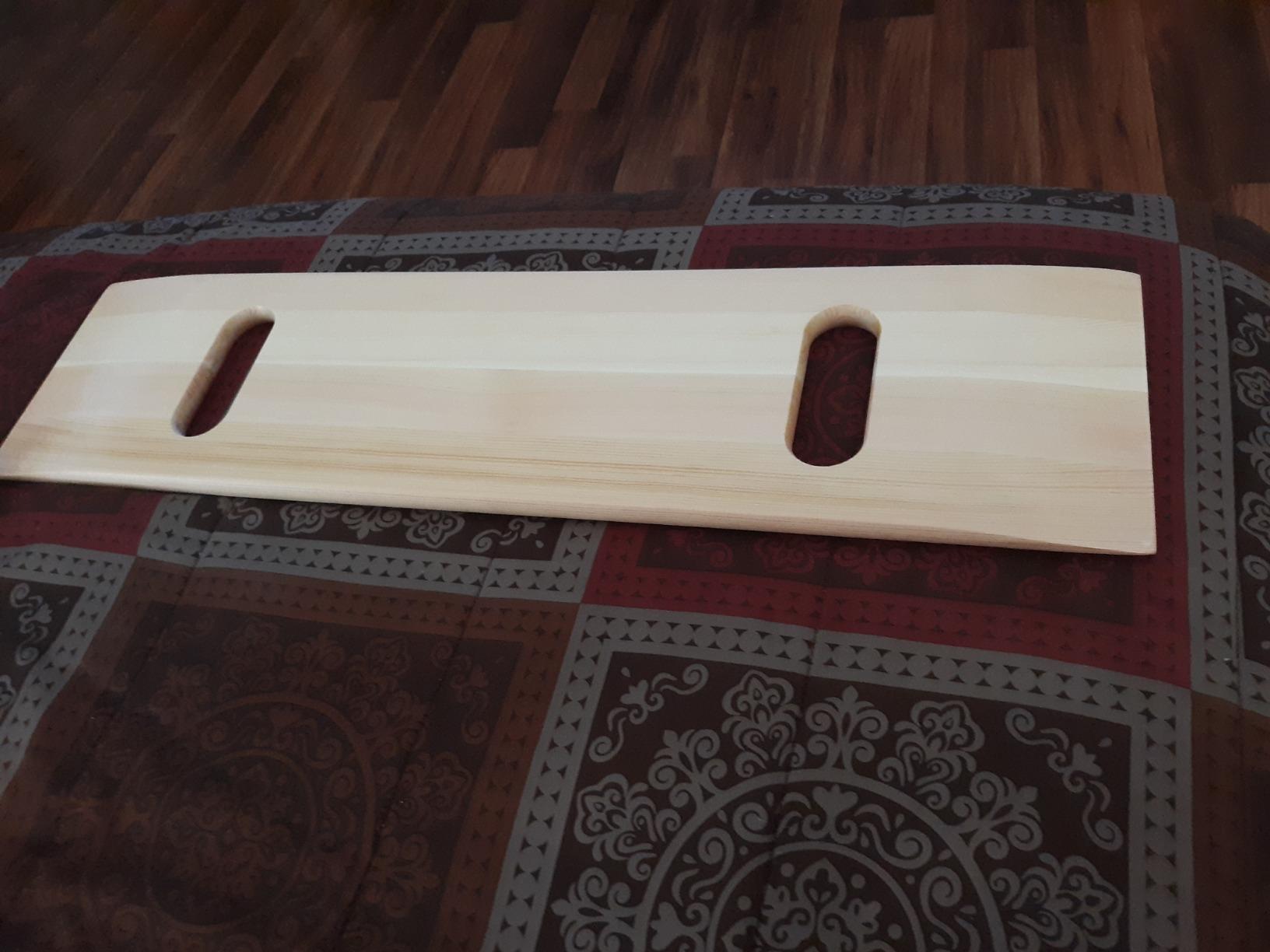 DMI Transfer Board and Slide Board, FSA Eligible, Made of Heavy-Duty Wood for Patient, Senior and Handicap Move Assist and Slide Transfers, Holds up to 440 Pounds, 2 Cut out Handles, 30 x 8 x 1 customer photo 1