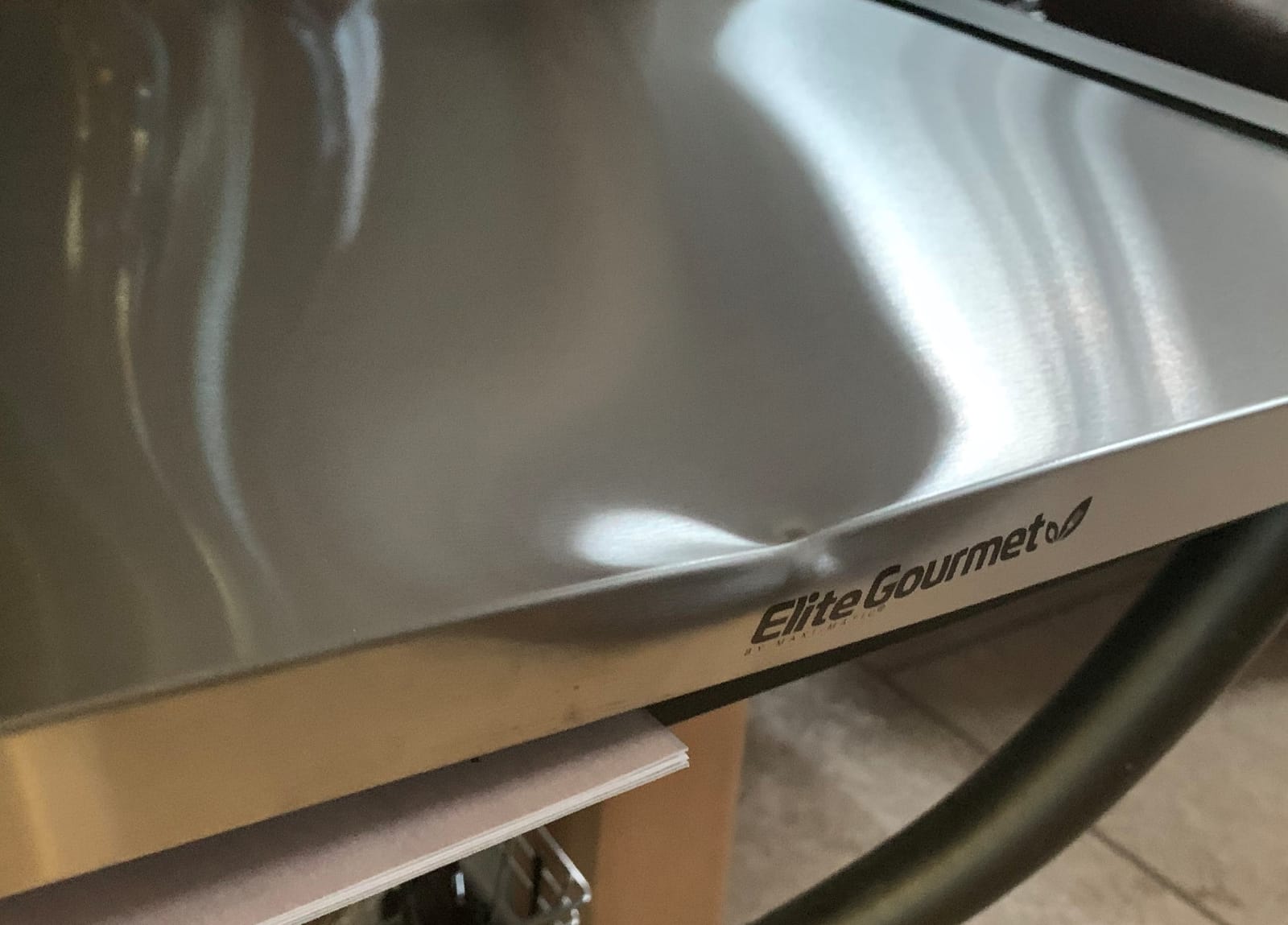 Elite Gourmet EWM-6171 Triple Buffet Server, 7.5 Qt, Stainless Steel | Adjustable Temperature Control, Clear Slotted Lids - Great for Parties, Entertaining, Holidays & Catering - 3 x 2.5 Qt Trays customer photo 2